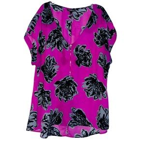 LANE BRYANT Floral Blouse